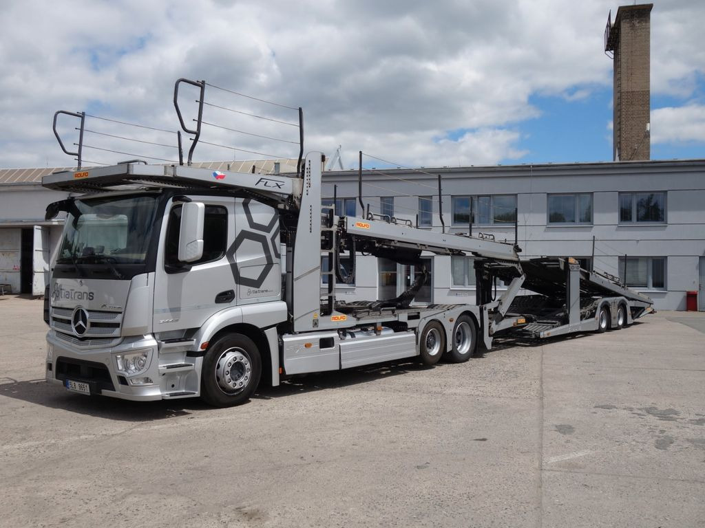 Mercedes-Benz Actros 2443 mit Rolfo FLX - Car transporter truck: picture 1 Mercedes-Benz Actros 2443 mit Rolfo FLX - Car transporter truck: picture 1