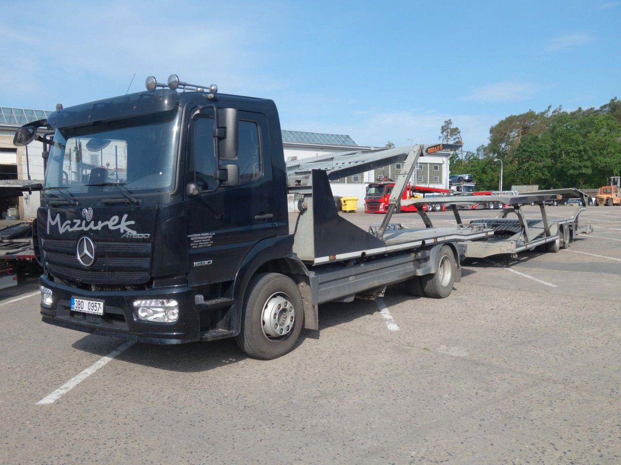Mercedes-Benz Atego 1530 mit Anhänger für 7 PKW - Car transporter truck: picture 1 Mercedes-Benz Atego 1530 mit Anhänger für 7 PKW - Car transporter truck: picture 1