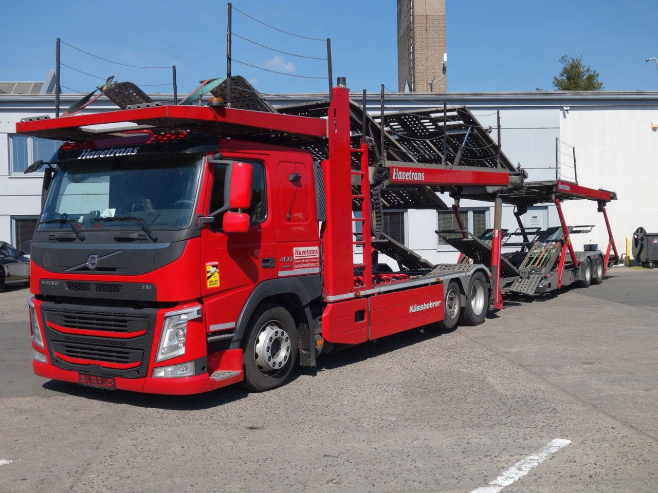 Car transporter truck Volvo FM 460 6x2 Kassbohre Metago / Supertrans: picture 1