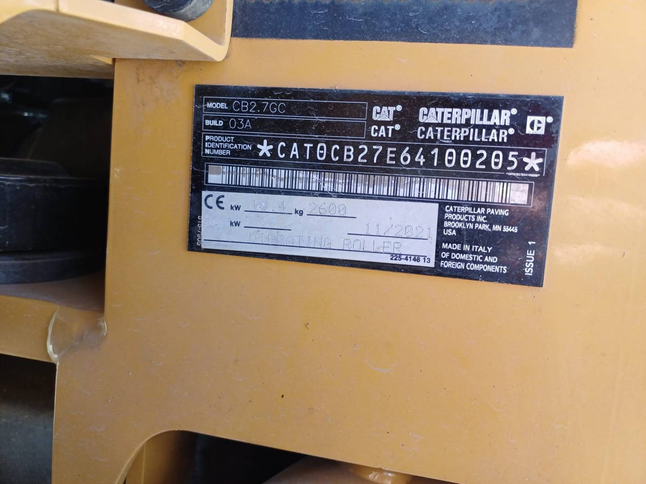 Mini roller CAT CB2.7-03GC: picture 6