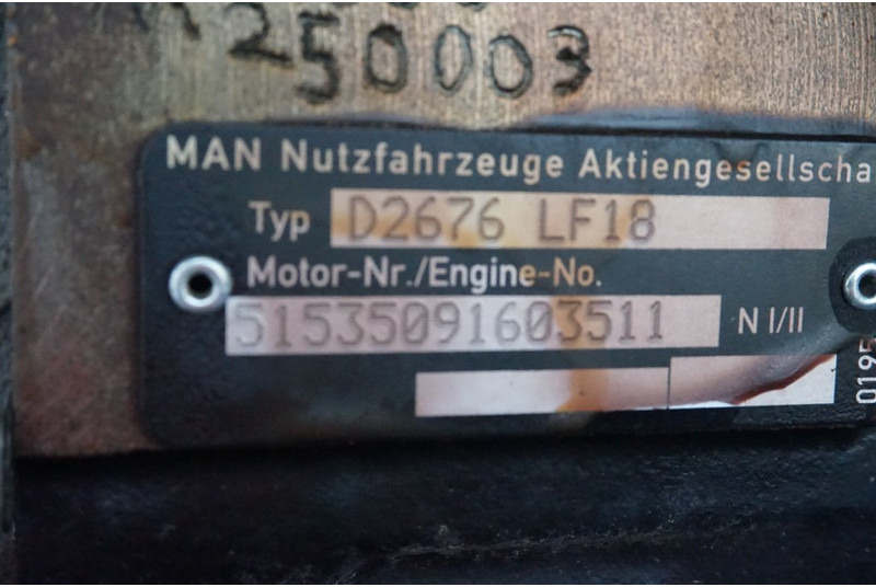 MAN D2676LF18 EURO5 480PS - Engine for Truck: picture 5 MAN D2676LF18 EURO5 480PS - Engine for Truck: picture 5
