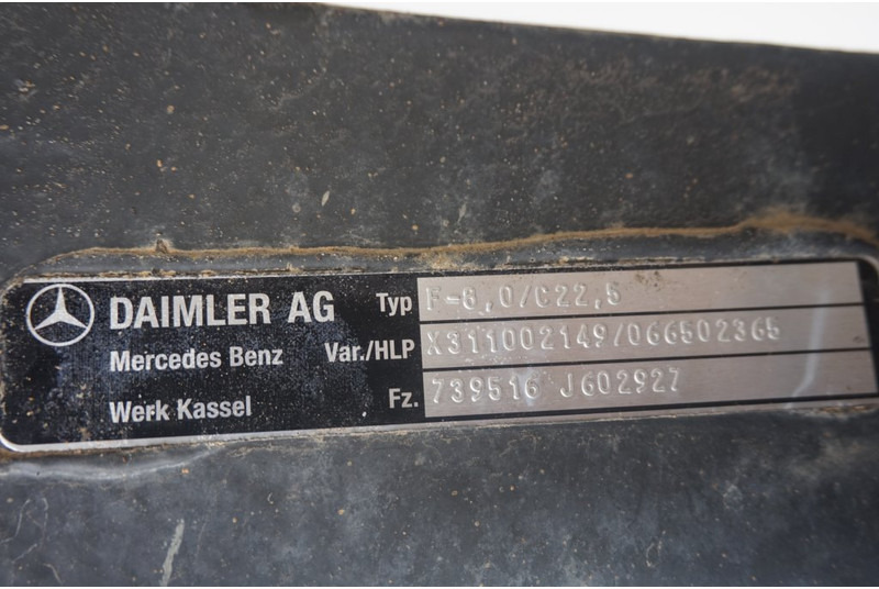 Mercedes-Benz F-8/C22.5 RECHT - Front axle for Truck: picture 4 Mercedes-Benz F-8/C22.5 RECHT - Front axle for Truck: picture 4