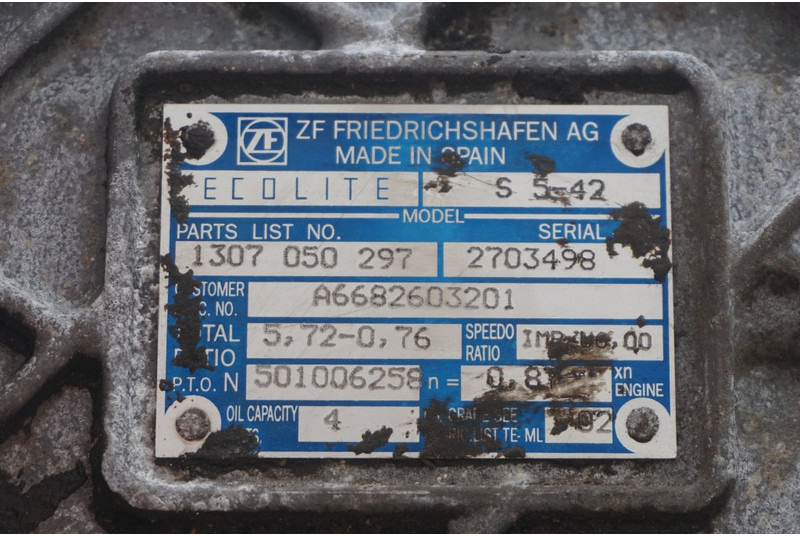 Mercedes-Benz S5-42 MERCEDES - Gearbox for Truck: picture 5 Mercedes-Benz S5-42 MERCEDES - Gearbox for Truck: picture 5