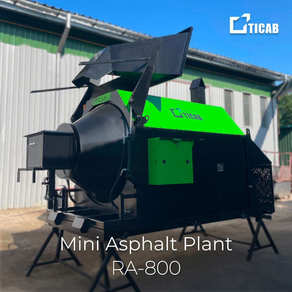 TICAB New Mini-asphalt plant, Asphalt Recycler, Manufacturer, 2.0 t per hour - Asphalt plant: picture 1 TICAB New Mini-asphalt plant, Asphalt Recycler, Manufacturer, 2.0 t per hour - Asphalt plant: picture 1