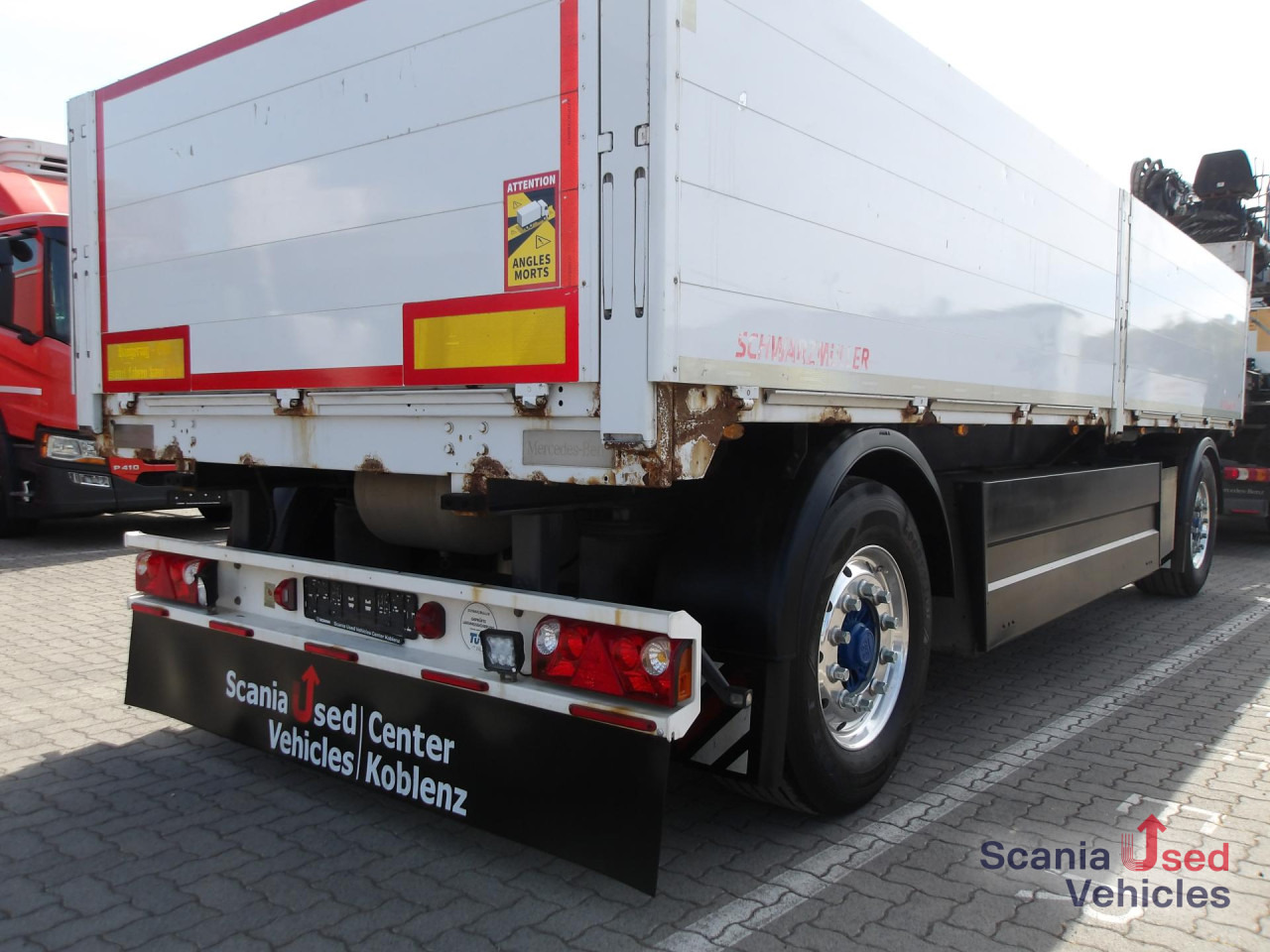 SCHWARZMUELLER AZ18 T-Serie - BPW Achsen - ALCOA - Palettenkasten - Dropside/ Flatbed trailer: picture 5 SCHWARZMUELLER AZ18 T-Serie - BPW Achsen - ALCOA - Palettenkasten - Dropside/ Flatbed trailer: picture 5