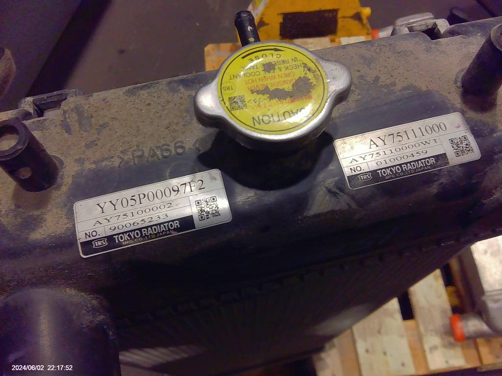 Kobelco SK140 SRLC-7 kylare YY05P00097F2 - Radiator for Construction machinery: picture 3 Kobelco SK140 SRLC-7 kylare YY05P00097F2 - Radiator for Construction machinery: picture 3