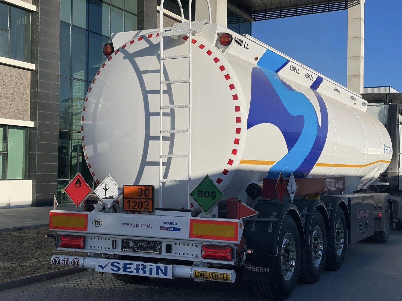 New Tanker semi-trailer for transportation of fuel SERIN Fuel Oil  Aluminium Tanker: picture 10