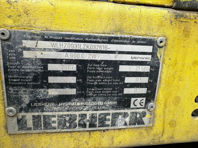 Liebherr A900C ZW Litronic PFS 2, Rail+Road, Gleisbagger - Wheel excavator: picture 5 Liebherr A900C ZW Litronic PFS 2, Rail+Road, Gleisbagger - Wheel excavator: picture 5