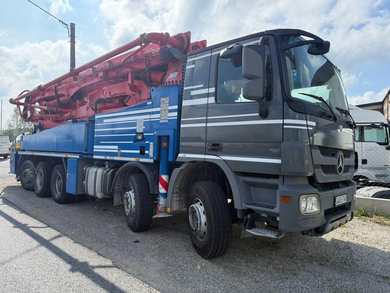 Mercedes-Benz Actros 4448 10x4, E5, MP-3, Putzmeister M46-5 - Concrete pump truck: picture 1 Mercedes-Benz Actros 4448 10x4, E5, MP-3, Putzmeister M46-5 - Concrete pump truck: picture 1