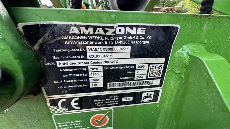 Amazone Cenius 7003 - 2TX Cenius 7003 m. så fordeler - Harrow: picture 4 Amazone Cenius 7003 - 2TX Cenius 7003 m. så fordeler - Harrow: picture 4