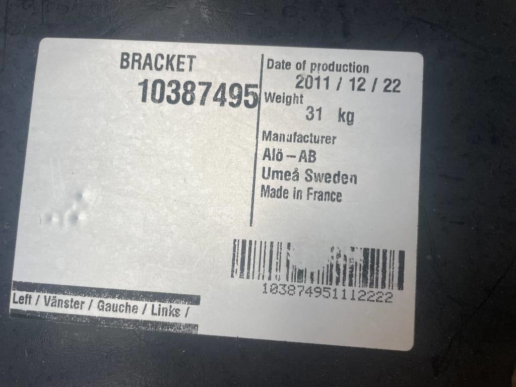 Lastarfäste Trima Quicke New Holland T5070 - Attachment for Loader: picture 3 Lastarfäste Trima Quicke New Holland T5070 - Attachment for Loader: picture 3