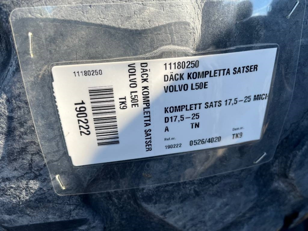 Michelin XHA 15,5-R25 till Volvo L50E C D B - Tire for Construction machinery: picture 2 Michelin XHA 15,5-R25 till Volvo L50E C D B - Tire for Construction machinery: picture 2