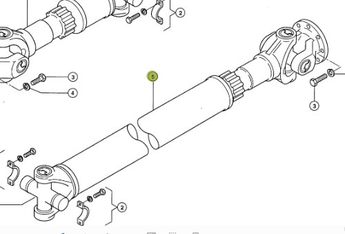 CLAAS TARGO K70 Wałek Przegubowy CZĘŚCI 0003148784 00 0314 878 4 - Transmission for Material handling equipment: picture 1 CLAAS TARGO K70 Wałek Przegubowy CZĘŚCI 0003148784 00 0314 878 4 - Transmission for Material handling equipment: picture 1
