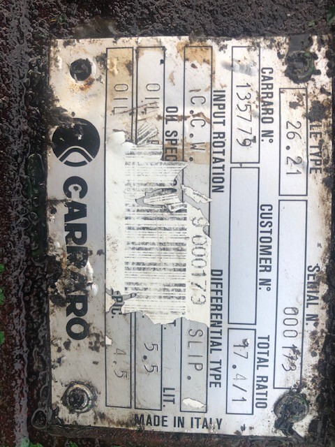 Carraro 18536 R Obudowa Mostu - Sanderson Matbro Manitou Carraro 26.21 - Axle and parts for Agricultural machinery: picture 2 Carraro 18536 R Obudowa Mostu - Sanderson Matbro Manitou Carraro 26.21 - Axle and parts for Agricultural machinery: picture 2