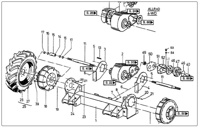 Case Mammut 7400 - oś przednia - zwolnica lewa 98-046693 - Final drive for Agricultural machinery: picture 1 Case Mammut 7400 - oś przednia - zwolnica lewa 98-046693 - Final drive for Agricultural machinery: picture 1