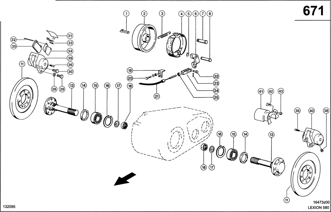 Claas Lexion 580 TARCZA HAMULCOWA 0007500521 (Napęd jezdny; hamulce) - Brake disc for Agricultural machinery: picture 1 Claas Lexion 580 TARCZA HAMULCOWA 0007500521 (Napęd jezdny; hamulce) - Brake disc for Agricultural machinery: picture 1