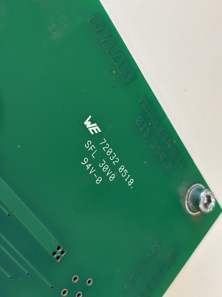 Claas Lexion Płytka Bezpieczników Styków Modułów 000015354 0000148041 00 0015 354 0 00 0014 804 1 - Fuse for Agricultural machinery: picture 5 Claas Lexion Płytka Bezpieczników Styków Modułów 000015354 0000148041 00 0015 354 0 00 0014 804 1 - Fuse for Agricultural machinery: picture 5