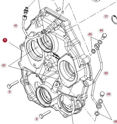 Fendt 930 933 936 939 942 Vario Gen 6 Pokrywa Napędu Pompy CZĘŚCI H218PP0135010 - Engine and parts for Farm tractor: picture 1 Fendt 930 933 936 939 942 Vario Gen 6 Pokrywa Napędu Pompy CZĘŚCI H218PP0135010 - Engine and parts for Farm tractor: picture 1