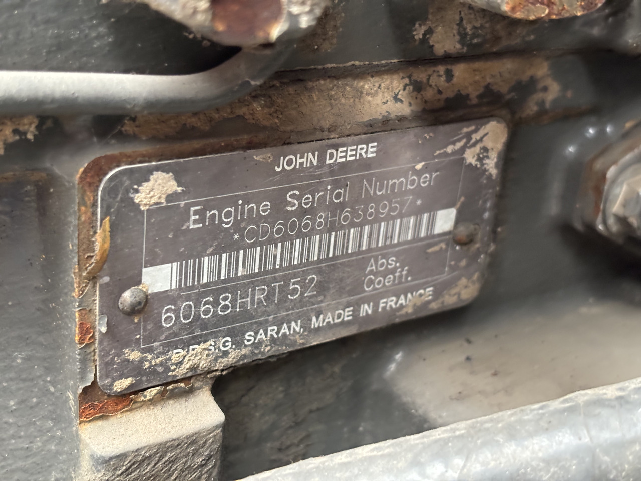 John Deere 6068HRT52 Silnik Kompletny 6068HRT52 - Engine bearing for Agricultural machinery: picture 5 John Deere 6068HRT52 Silnik Kompletny 6068HRT52 - Engine bearing for Agricultural machinery: picture 5