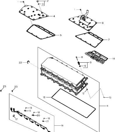 John Deere 9470RX - Wiązka przewodów RE553618 (Silnik) - Cables/ Wire harness for Agricultural machinery: picture 1 John Deere 9470RX - Wiązka przewodów RE553618 (Silnik) - Cables/ Wire harness for Agricultural machinery: picture 1