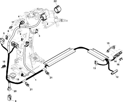John Deere 9470RX - Wiązka przewodów RE574963 (Hamulec) - Cables/ Wire harness for Farm tractor: picture 1 John Deere 9470RX - Wiązka przewodów RE574963 (Hamulec) - Cables/ Wire harness for Farm tractor: picture 1