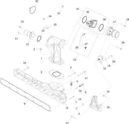 John Deere 9470RX - Zawór dolotowy DZ121939 (Silnik) - Valve for Agricultural machinery: picture 1 John Deere 9470RX - Zawór dolotowy DZ121939 (Silnik) - Valve for Agricultural machinery: picture 1