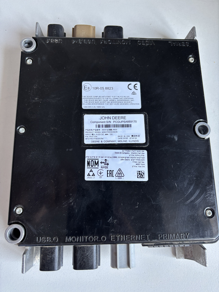 John Deere - sterownik moduł ECU PFA11004 - ECU for Agricultural machinery: picture 1 John Deere - sterownik moduł ECU PFA11004 - ECU for Agricultural machinery: picture 1