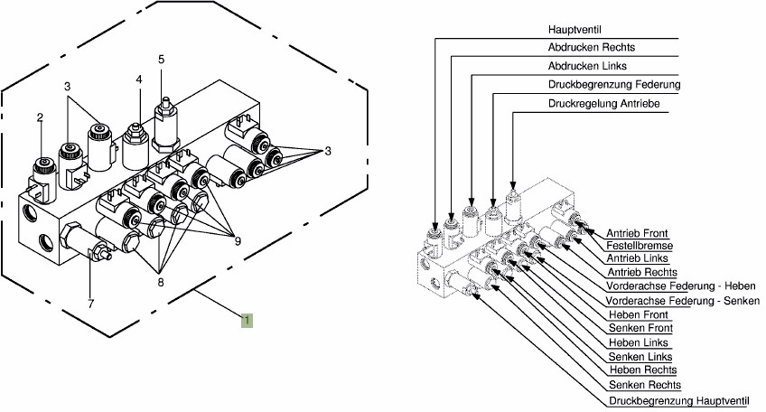 Krone Big M II - blok zaworów hydraulicznych 002327470 - Hydraulic valve for Agricultural machinery: picture 1 Krone Big M II - blok zaworów hydraulicznych 002327470 - Hydraulic valve for Agricultural machinery: picture 1