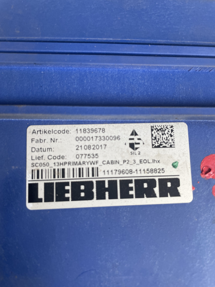 Liebherr - steronik moduł 11839678 - ECU for Construction machinery: picture 2 Liebherr - steronik moduł 11839678 - ECU for Construction machinery: picture 2
