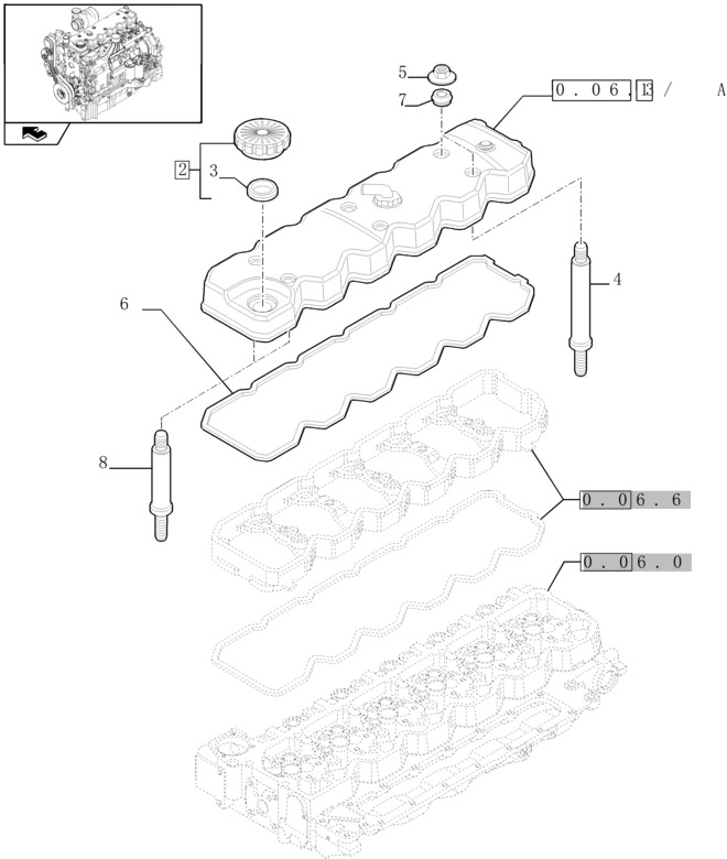 New Holland T6010 Osłona zaworu 2853857 - Valve for Farm tractor: picture 1 New Holland T6010 Osłona zaworu 2853857 - Valve for Farm tractor: picture 1