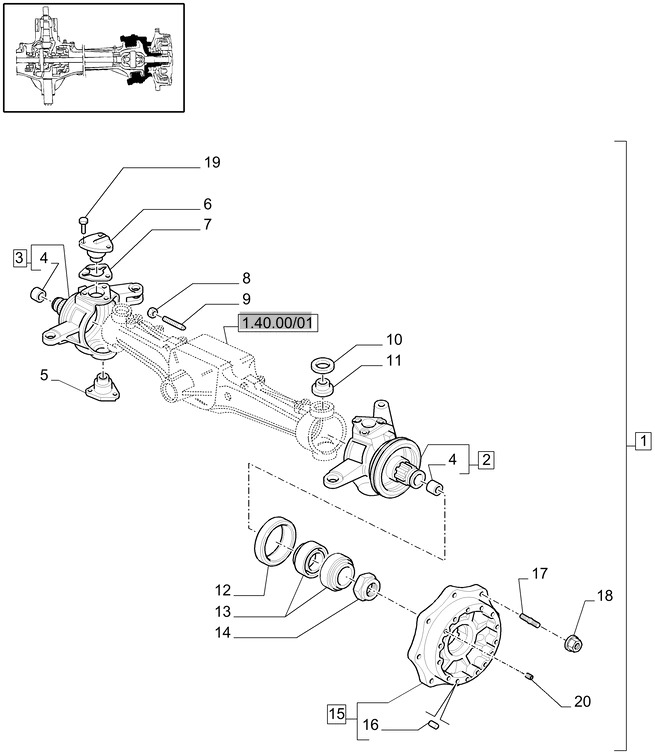 New Holland T6010 Piasta 87529959 - Wheel hub for Farm tractor: picture 1 New Holland T6010 Piasta 87529959 - Wheel hub for Farm tractor: picture 1