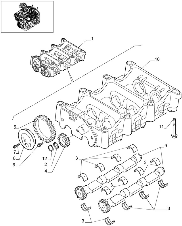 New Holland T6010 T6070 Obudowa 2855744 - Engine and parts for Farm tractor: picture 1 New Holland T6010 T6070 Obudowa 2855744 - Engine and parts for Farm tractor: picture 1