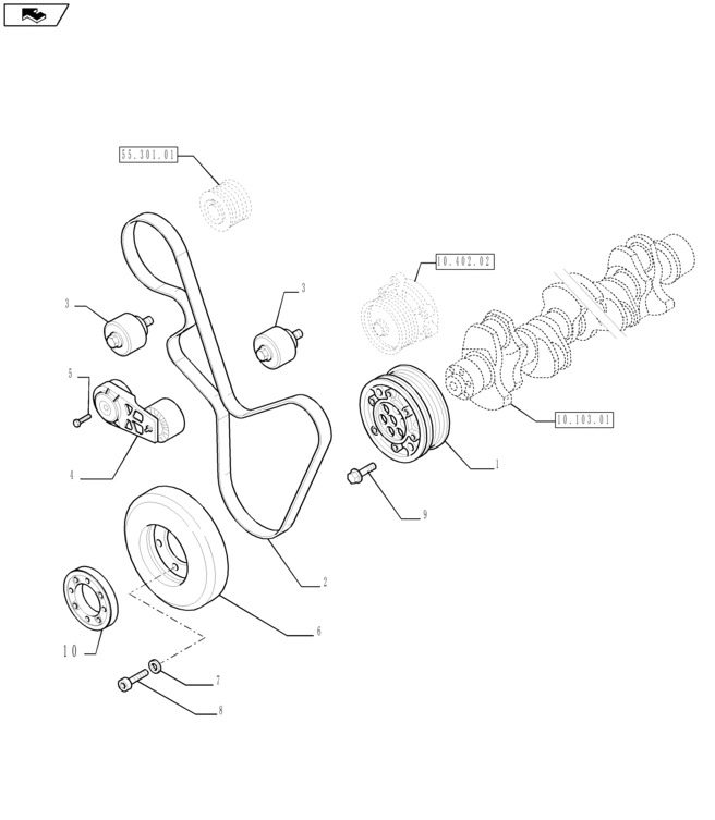 New Holland T6090 T6070 Amortyzator 504216224 - Engine and parts for Farm tractor: picture 1 New Holland T6090 T6070 Amortyzator 504216224 - Engine and parts for Farm tractor: picture 1