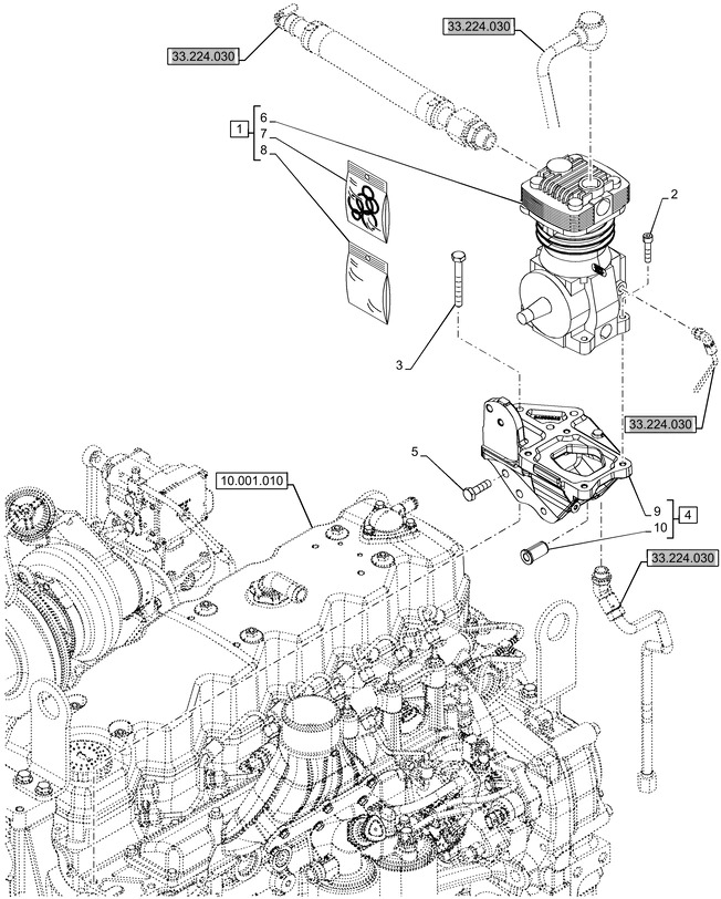 New Holland T6090 Zespół tłoka 47982987 - Piston/ Ring/ Bushing for Farm tractor: picture 1 New Holland T6090 Zespół tłoka 47982987 - Piston/ Ring/ Bushing for Farm tractor: picture 1