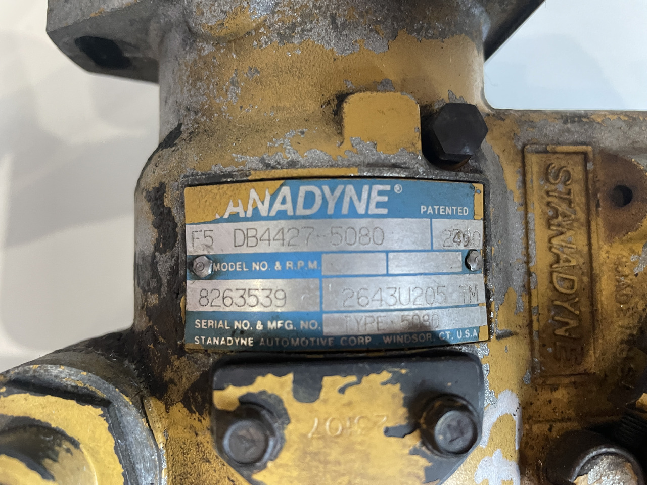 Perkins Cat - pompa wtryskowa Stanadyne DB4427-5080 2643U205 - Fuel pump for Construction machinery: picture 3 Perkins Cat - pompa wtryskowa Stanadyne DB4427-5080 2643U205 - Fuel pump for Construction machinery: picture 3