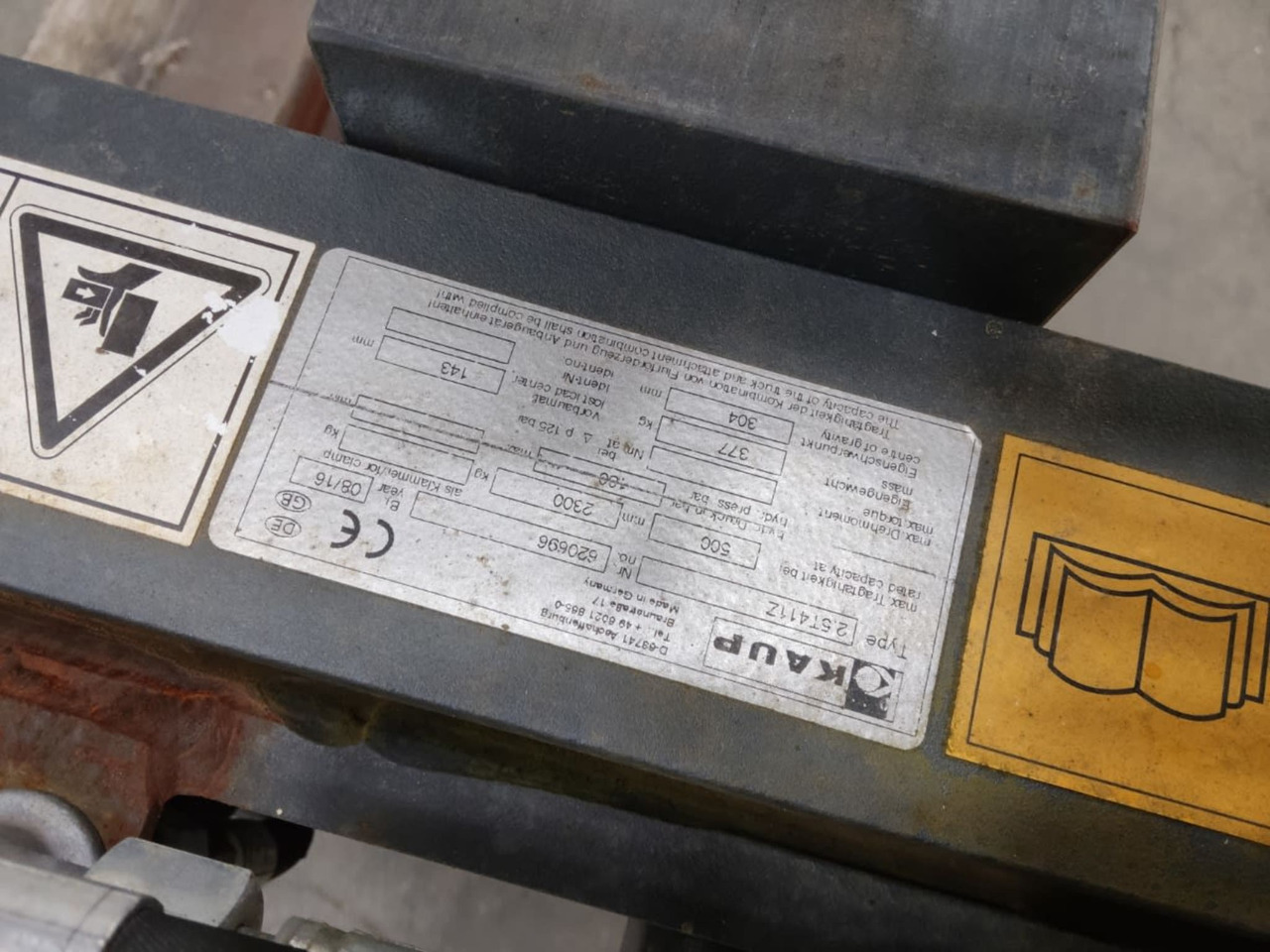 Kaup 25T4112 - Attachment for Material handling equipment: picture 4 Kaup 25T4112 - Attachment for Material handling equipment: picture 4