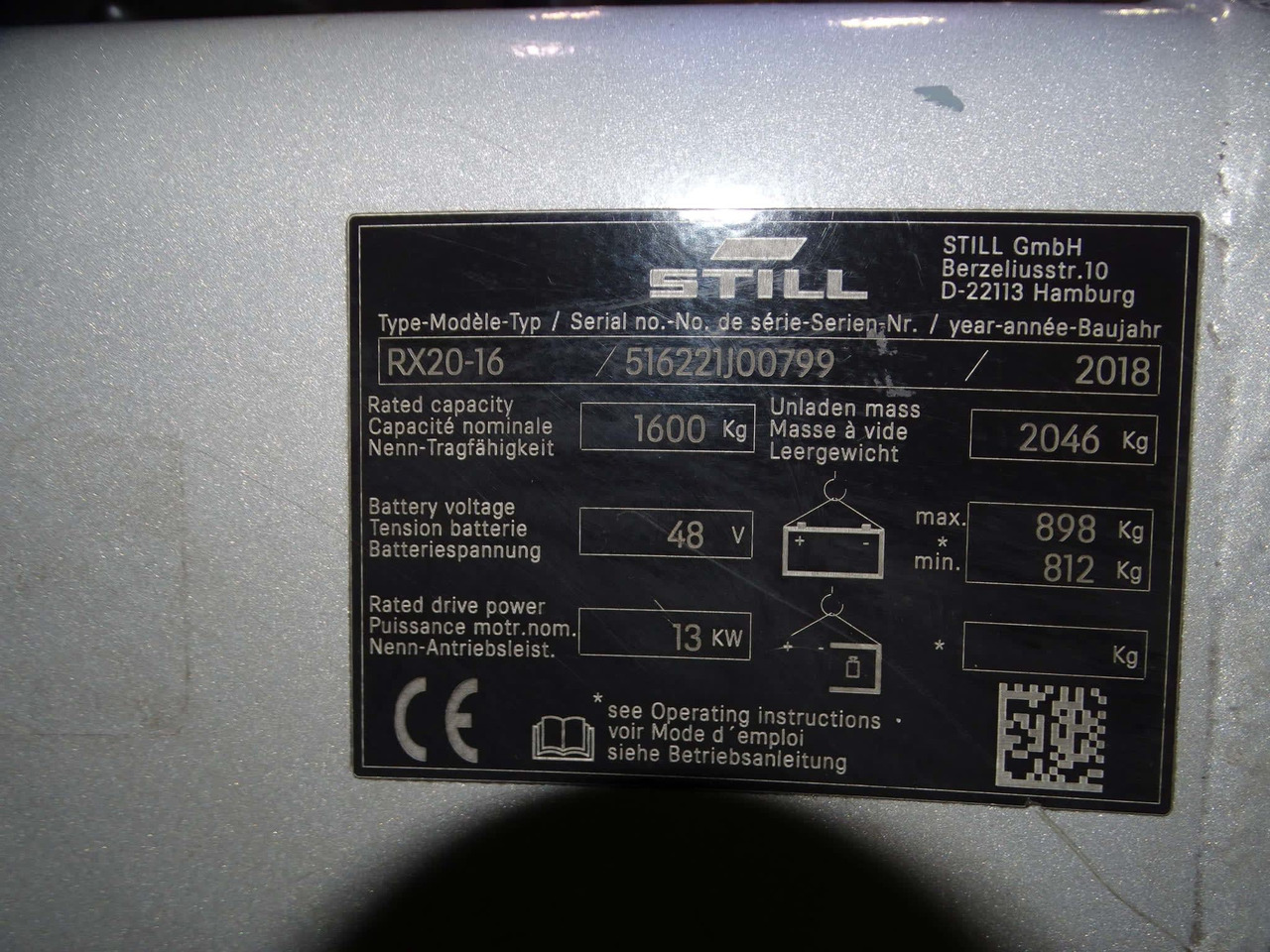 STILL RX20-16 - Electric forklift: picture 5 STILL RX20-16 - Electric forklift: picture 5