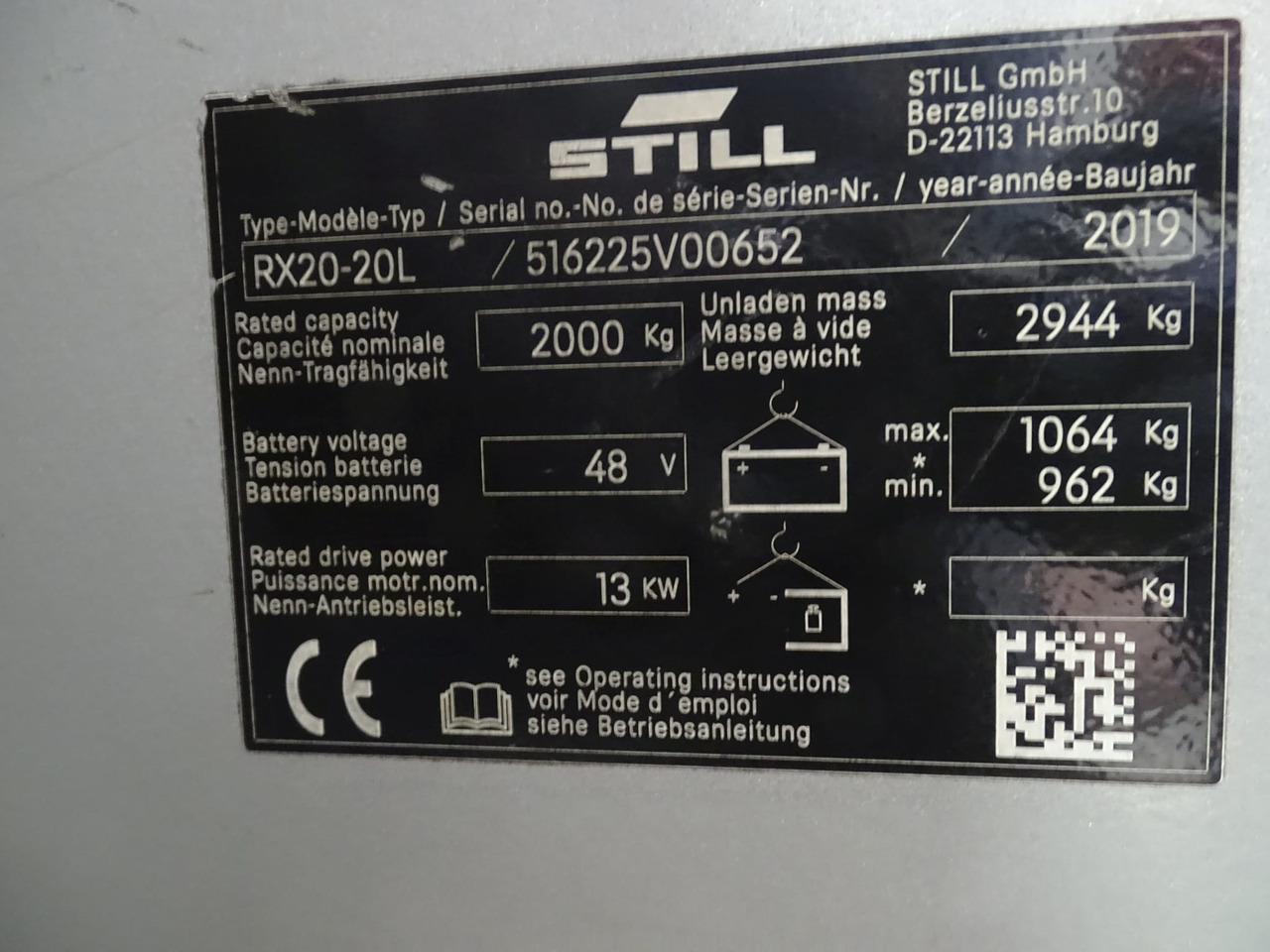 STILL RX20-20L - Electric forklift: picture 2 STILL RX20-20L - Electric forklift: picture 2