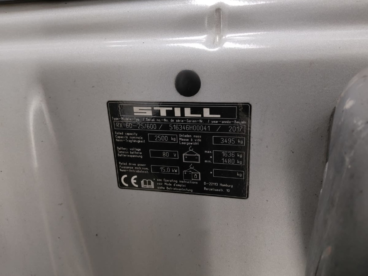 STILL RX60-25/600 - Electric forklift: picture 5 STILL RX60-25/600 - Electric forklift: picture 5