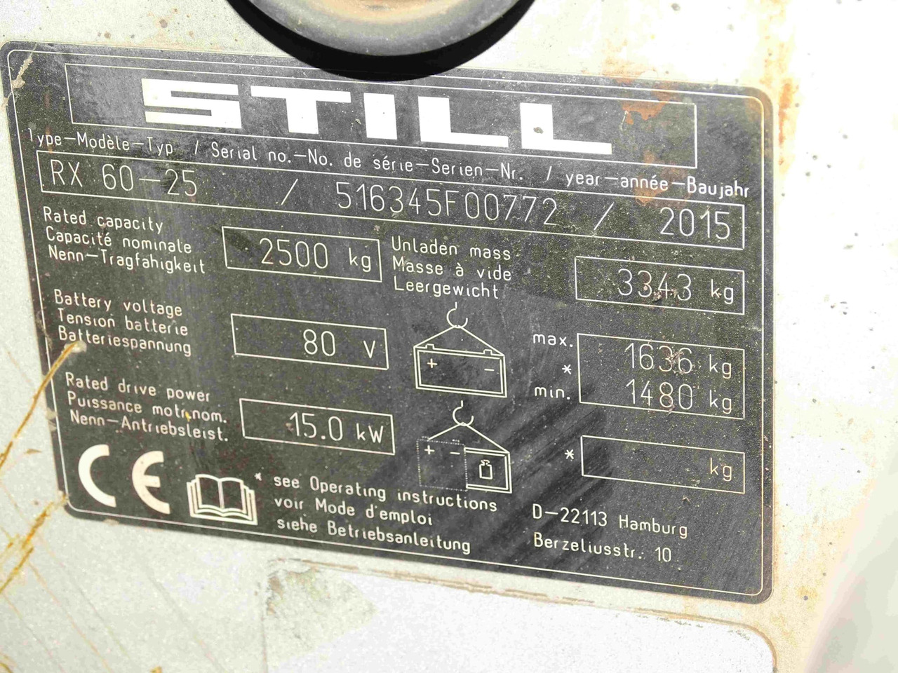 STILL RX60-25 - Electric forklift: picture 5 STILL RX60-25 - Electric forklift: picture 5