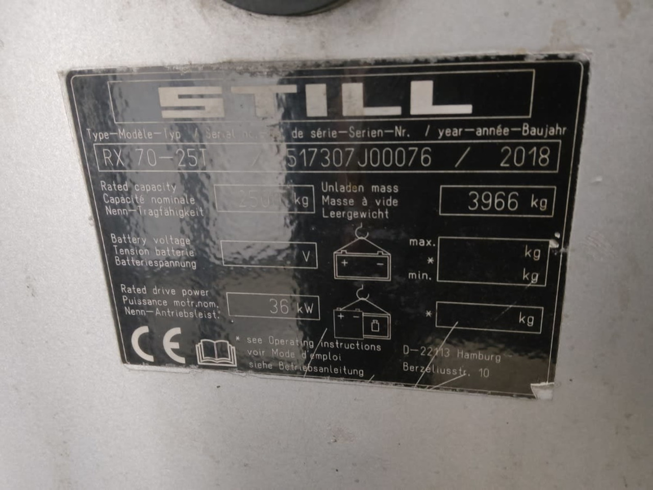 STILL RX70-25T - LPG forklift: picture 5 STILL RX70-25T - LPG forklift: picture 5