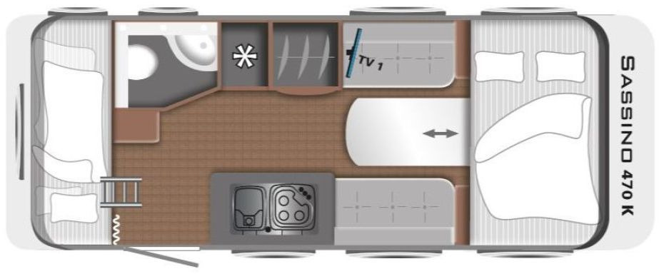 LMC Sassino 470 K 1500kg, Vorzelt, Mover, City - Caravan: picture 2 LMC Sassino 470 K 1500kg, Vorzelt, Mover, City - Caravan: picture 2