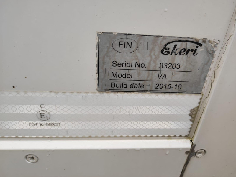Swap body - box Ekeri CARGO BOX FOR VOLVO TRUCK / VOLVO FURGOON 7500x2500x3300 MM: picture 9