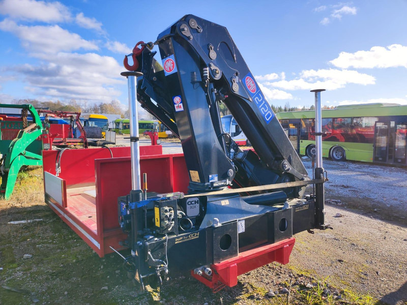 HMF 2120K-RC WITH PLATFORM ALMOST NEW - Truck mounted crane for Truck: picture 3 HMF 2120K-RC WITH PLATFORM ALMOST NEW - Truck mounted crane for Truck: picture 3