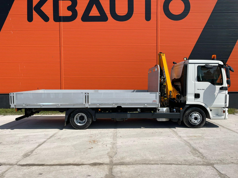 Dropside/ Flatbed truck, Crane truck MAN TGL 8.190 4x2 EFFER 80.2/2S / PLATFORM L=5250 mm: picture 5