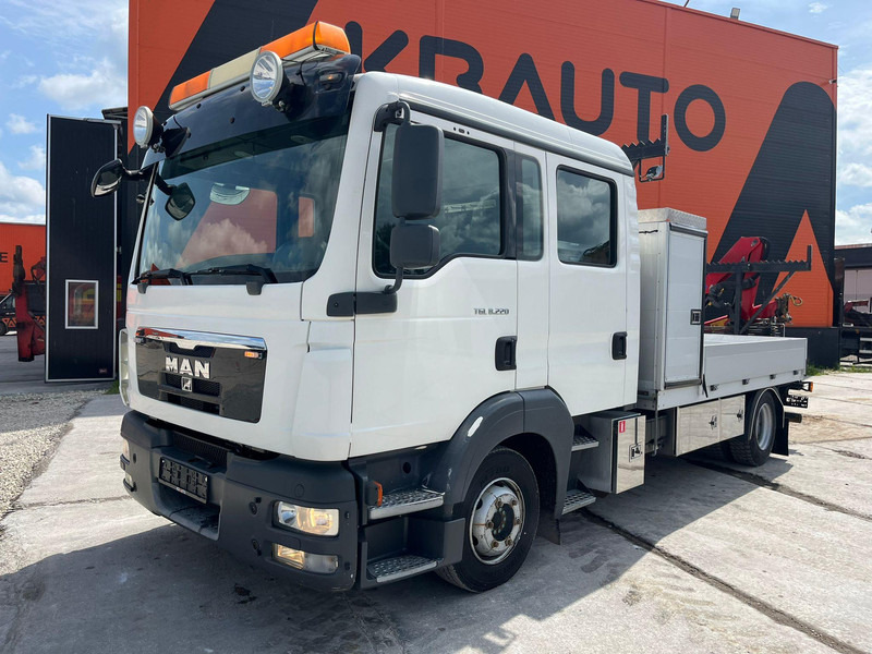 MAN TGL 8.220 4x2 HMF 270 K2 / WINCH / PLATFORM L=2779 mm - Dropside/ Flatbed truck, Crane truck: picture 2 MAN TGL 8.220 4x2 HMF 270 K2 / WINCH / PLATFORM L=2779 mm - Dropside/ Flatbed truck, Crane truck: picture 2