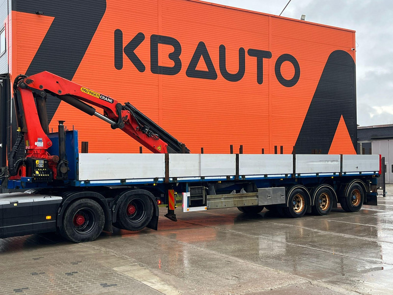 Nordic TRAILER S345 PALFINGER PK23002 / PLATFORM L=12324 mm - Dropside/ Flatbed semi-trailer: picture 2 Nordic TRAILER S345 PALFINGER PK23002 / PLATFORM L=12324 mm - Dropside/ Flatbed semi-trailer: picture 2