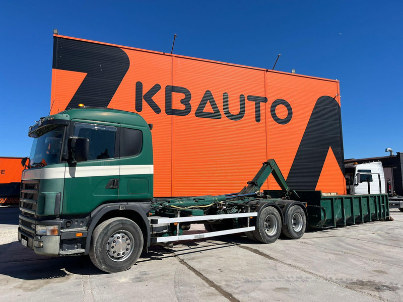 Scania R 124 400 6x2 MARREL AL 20 ton / L=5600 mm / BOX FOR SALE SEPARATELY - Hook lift truck: picture 1 Scania R 124 400 6x2 MARREL AL 20 ton / L=5600 mm / BOX FOR SALE SEPARATELY - Hook lift truck: picture 1