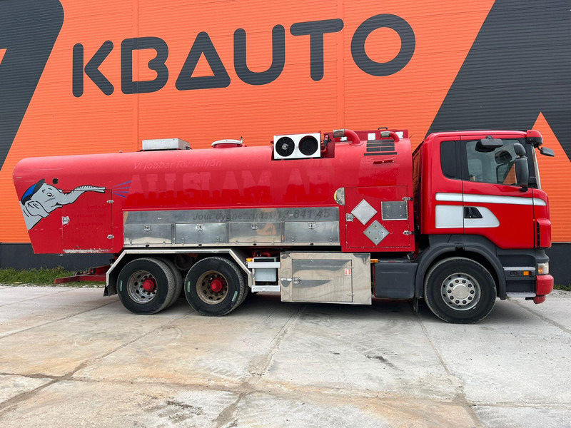 Scania R 420 6x2 ADR / STAINLESS STEEL TANK 9500 l / FULL STEEL SUSPENSION - Tanker truck: picture 5 Scania R 420 6x2 ADR / STAINLESS STEEL TANK 9500 l / FULL STEEL SUSPENSION - Tanker truck: picture 5