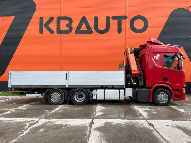 Scania R 450 6x2*4 PK 26002 / PLATFORM L=6482 mm - Dropside/ Flatbed truck, Crane truck: picture 5 Scania R 450 6x2*4 PK 26002 / PLATFORM L=6482 mm - Dropside/ Flatbed truck, Crane truck: picture 5
